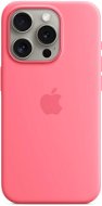 Apple iPhone 15 Pro rózsaszín szilikon MagSafe tok - Telefon tok
