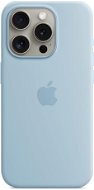 Handyhülle Apple iPhone 15 Pro Silikonhülle mit MagSafe hellblau - Kryt na mobil