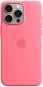 Apple iPhone 15 Pro Max rózsaszín szilikon MagSafe tok - Telefon tok