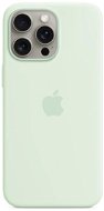 Phone Cover Apple iPhone 15 Pro Max Silikonový kryt s MagSafe světle mátový - Kryt na mobil
