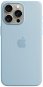 Handyhülle Apple iPhone 15 Pro Max Silikonhülle mit MagSafe hellblau - Kryt na mobil