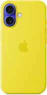 Apple Silicone Cover with MagSafe for iPhone 16 caramel yellow - Phone Cover