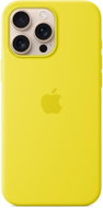 Apple Silicone Cover with MagSafe on iPhone 16 Pro Max caramel yellow - Phone Cover