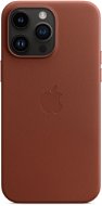Apple iPhone 14 Pro Max Leather Cover with MagSafe Brick Brown - Phone Cover