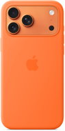 Apple Silicone Cover with MagSafe on iPhone 17 Pro Max orange - Phone Cover