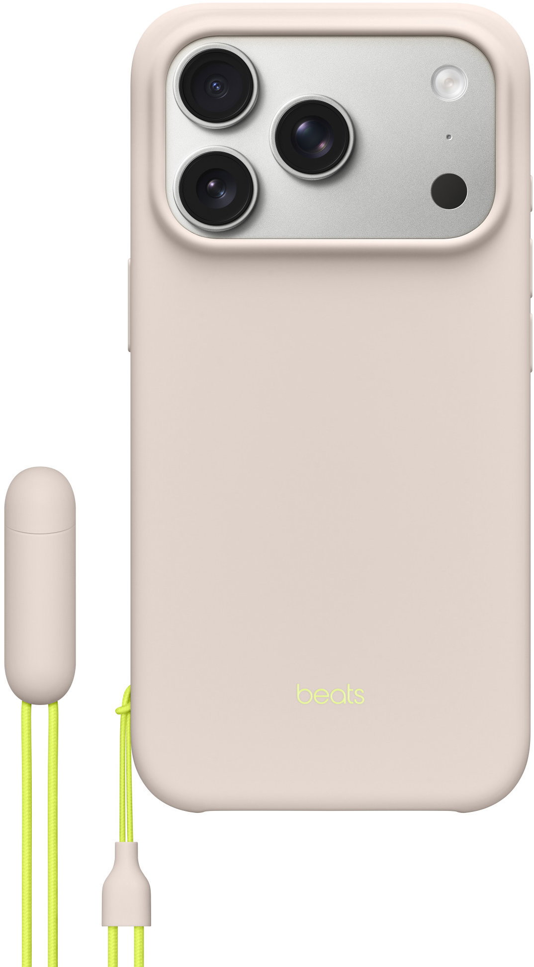 Beats iPhone Cover iPhone 17 Pro mészkő szürke MagSafe tok + állvány + kameravezérlő