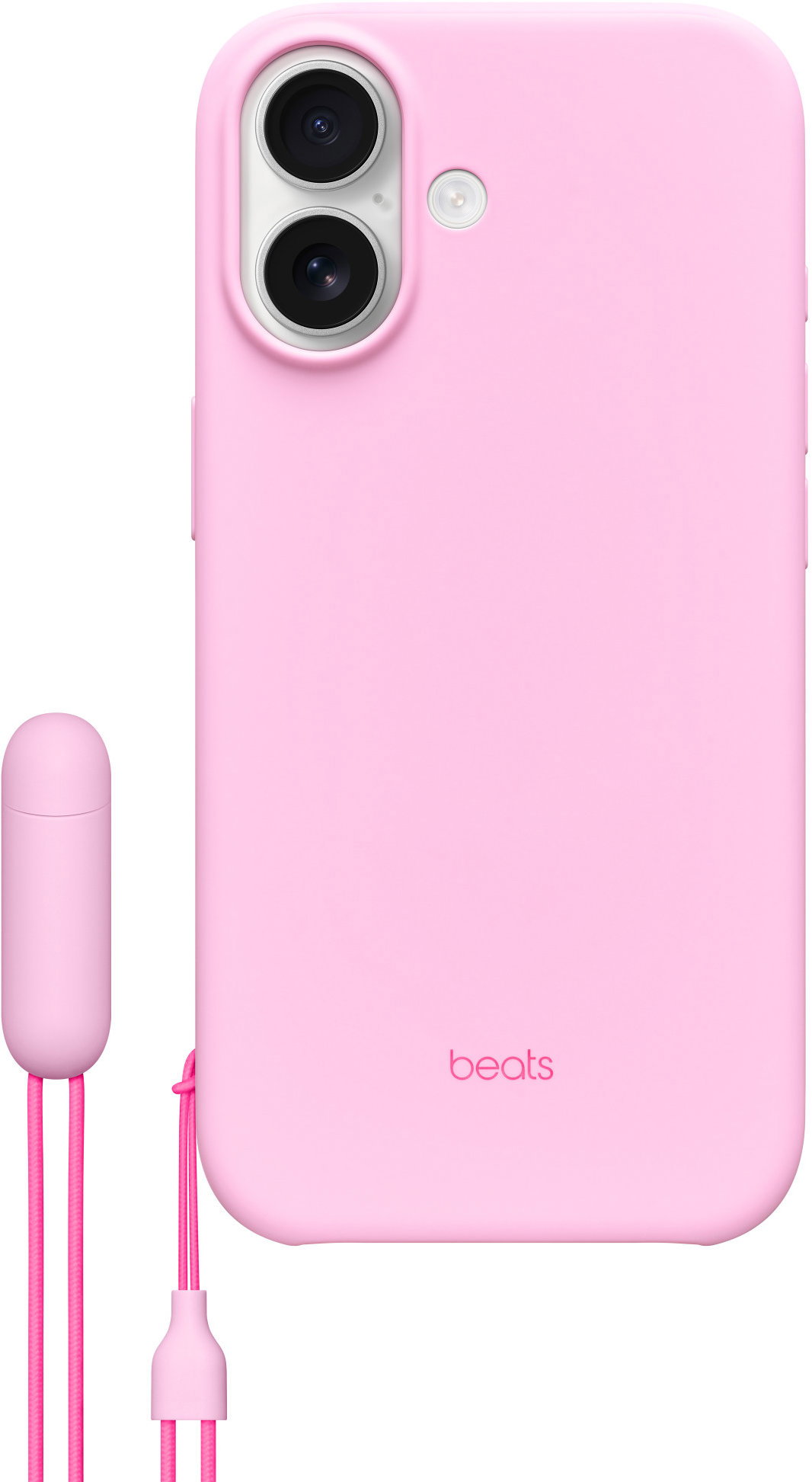 Beats iPhone 17 MagSafe-rögzítésű, kameravezérlő-kompatibilis tok támasszal - rózsakvarc