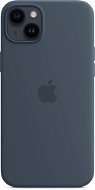 Handyhülle Apple iPhone 14 Plus Silikoncase mit MagSafe - storm blue - Kryt na mobil