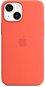 Apple MagSafe-rögzítésű iPhone 13 mini-szilikontok - nektarin - Telefon tok