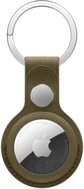 Apple Klíčenka z tkaniny FineWoven na AirTag tmavě olivová - AirTag Key Ring