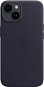 Kryt na mobil Apple iPhone 14 Kožený kryt s MagSafe atramentovo fialový - Kryt na mobil