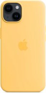Handyhülle Apple iPhone 14 Silikoncase mit MagSafe - sunny yellow - Kryt na mobil