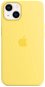Apple MagSafe-rögzítésű iPhone 13-szilikontok - halvány citromsárga - Telefon tok