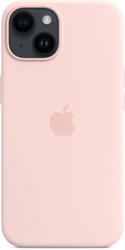 Apple iPhone 14 Silikonový kryt s MagSafe křídově růžový - Kryt na mobil - Hlavní obrázek