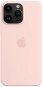 Apple MagSafe-rögzítésű iPhone 14 Pro Max-szilikontok – krétarózsaszín - Telefon tok