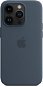 Kryt na mobil Apple iPhone 14 Pro Silikonový kryt s MagSafe bouřkově modrý - Kryt na mobil
