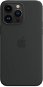 Apple MagSafe-rögzítésű iPhone 14 Pro Max-szilikontok – éjfekete - Telefon tok