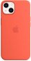 Apple MagSafe-rögzítésű iPhone 13-szilikontok - nektarin - Telefon tok