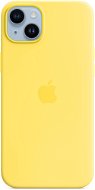 Apple iPhone 14 Plus szilikon tok MagSafe készülékhez kanárisárga színben - Telefon tok