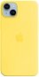 Apple iPhone 14 Plus Silikonový kryt s MagSafe kanárkově žlutý - Phone Cover