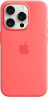 Phone Cover Apple iPhone 15 Pro Silikonový kryt s MagSafe světle melounový - Kryt na mobil