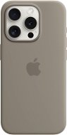 Apple iPhone 15 Pro Silikonhülle mit MagSafe grau - Handyhülle