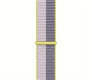 Apple Watch 45 mm Lavendelgrau/Helllila Sportarmband zum Einfädeln - Armband