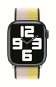 Apple Watch 45 mm ovseno mliečny/citrusovo žltý prevliekací športový remienok - Remienok na hodinky