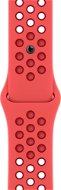 Apple Watch 45mm Fluorescent Crimson - Gym Red Sports Strap Nike - Watch Strap