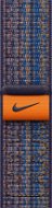 Remienok na hodinky Apple Watch 41 mm Game Royal/oranžový prevliekací športový remienok Nike - Řemínek