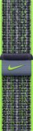Remienok na hodinky Apple Watch 45 mm jasno zelený/modrý prevliekací športový remienok Nike - Řemínek