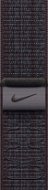 Remienok na hodinky Apple Watch 41 mm čierno-modrý prevliekací športový remienok Nike - Řemínek