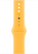 Apple Watch 45 mm lúčovo žltý športový remienok – S/M - Remienok na hodinky