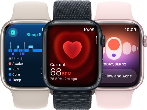 Apple Watch Series 9 41mm Cellular Graphite Stainless Steel Case 