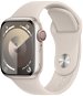Apple Watch Series 9 41mm Cellular Starlight Aluminum Case with Starlight Sport Band - M/L - Smart Watch