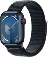 Apple Watch Series 9 41mm Cellular - éjfekete alumínium tok, éjfekete sport szíj - Okosóra