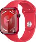 Apple Watch Series 9 45mm - PRODUCT(RED) aluminium tok, PRODUCT(RED) sport szíj, S/M - Okosóra