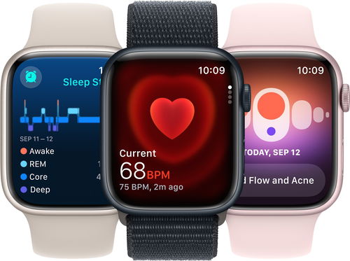 Apple Watch Series 9 GPS 45mm with Red Aluminum Case with Red Sport Band -  M/L 