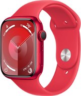 Apple Watch Series 9 45 mm PRODUCT(RED) Červený hliník s PRODUCT(RED) športovým remienkom – M/L - Smart hodinky