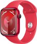 Apple Watch Series 9 45mm Aluminiumgehäuse PRODUCT(RED) mit Sportarmband PRODUCT(RED) - M/L - Smartwatch