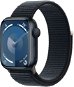 Apple Watch Series 9 41mm Aluminiumgehäuse Mitternacht mit Sport Loop Mitternacht - Smartwatch