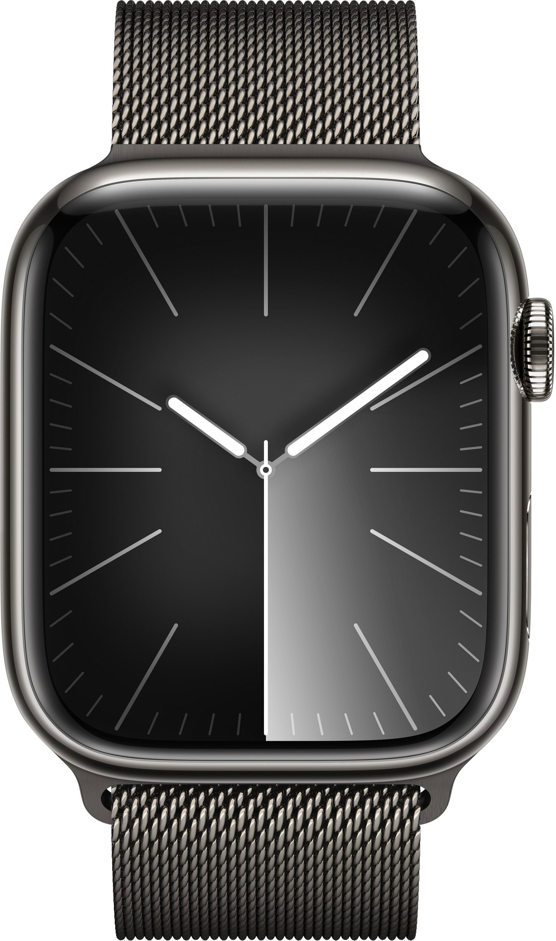 Stainless steel case with milanese clearance loop