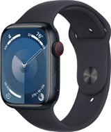 Apple Watch Series 9 45mm Cellular Aluminiumgehäuse Mitternacht mit Sportarmband Mitternacht - S/M - Smartwatch