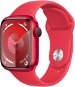 Apple Watch Series 9 41 mm - Cellular PRODUCT(RED) piros alumínium tok, PRODUCT(RED) sportszíjjal - Okosóra