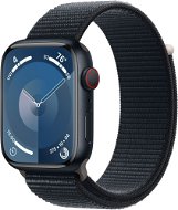 Apple Watch Series 9 45 mm Cellular Temne atramentový hliník s temne atramentovým prevliekacím remie - Smart hodinky