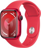Apple Watch Series 9 41mm - PRODUCT(RED) alumínium tok, PRODUCT(RED) sport szíj, S/M - Okosóra