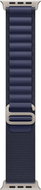 Apple Watch 49mm Navy Alpine Loop - Medium - Natural Titanium Finish - Watch Strap