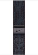 Apple Watch 46 mm Nike sport pánt - fekete-kék - Szíj