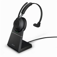 Jabra Evolve2 65 MS Mono USB-A Stand Black - Vezeték nélküli fül-/fejhallgató