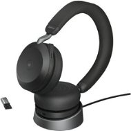 Jabra Evolve2 75 MS Stereo USB-C Stand Black - Wireless Headphones